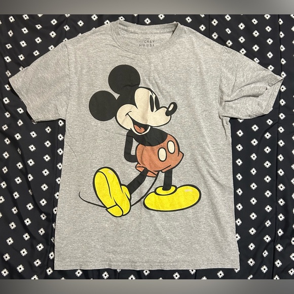 Mickey Mouse big kids grey T-shirt- size small(34-36) - Picture 1 of 3